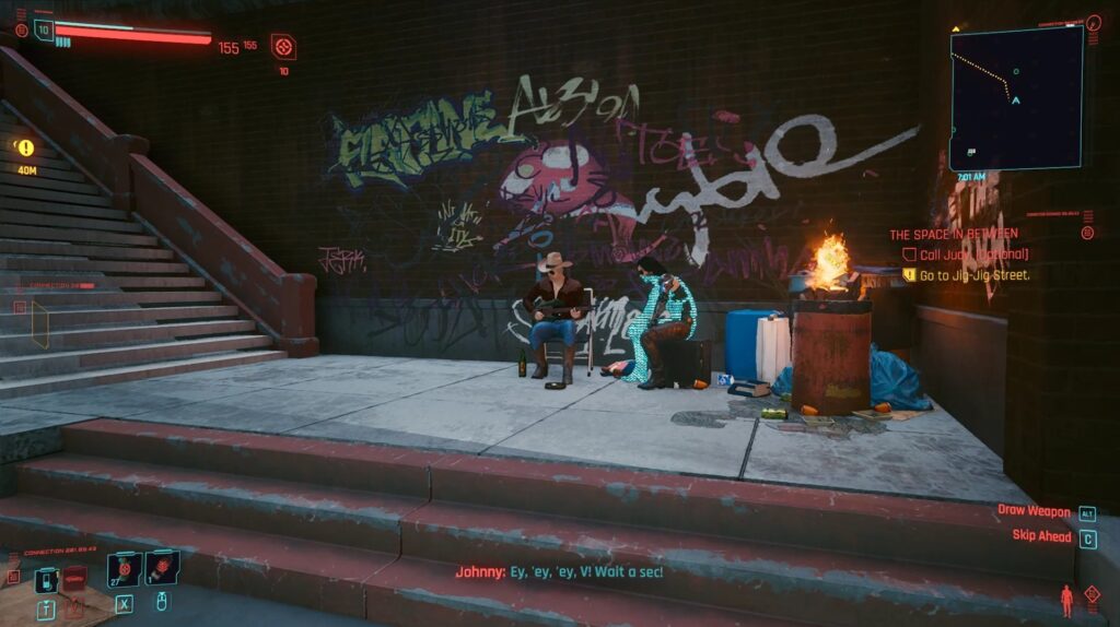 Find Musician cyberpunk 2077 quest ballad of buck raver samurai clothing