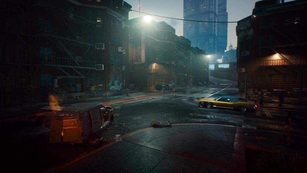Cyberpunk 2077 Night City Antagonist Dirty Street