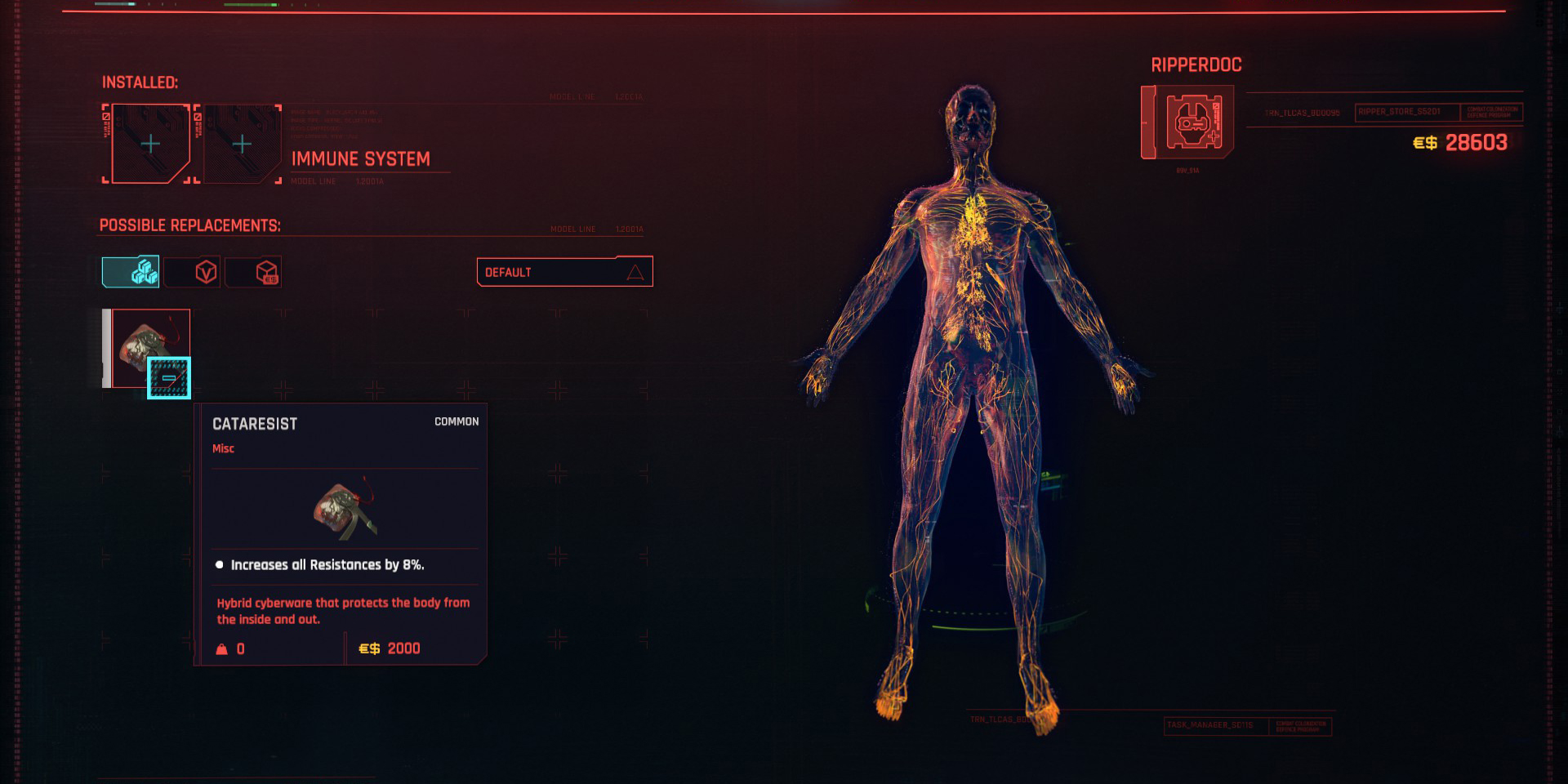 Cyberpunk 2077 Cyberware Guide Immune System