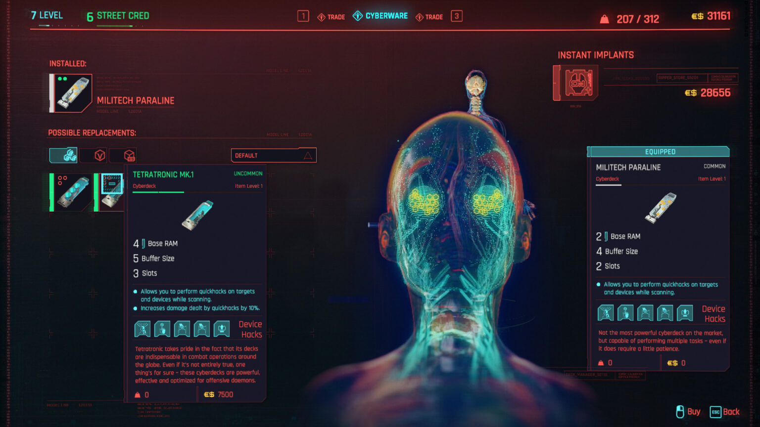 Cyberpunk 2077 Character Cyberware Implants Guide - EIP Gaming