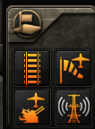 The Infrastructure Buildings menu in Hearts of Iron IV.