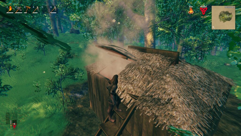 chimmney how to put a campfire indoors valheim