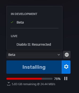 d2r early access beta install