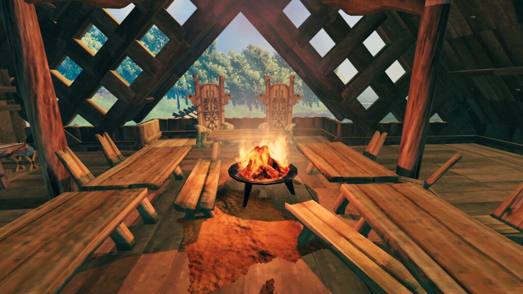 valheim iron fire pit inside