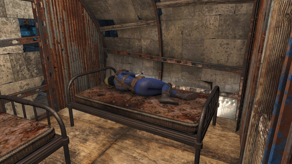 fallout 4 settlement happiness assigning a bed sheltered from rain