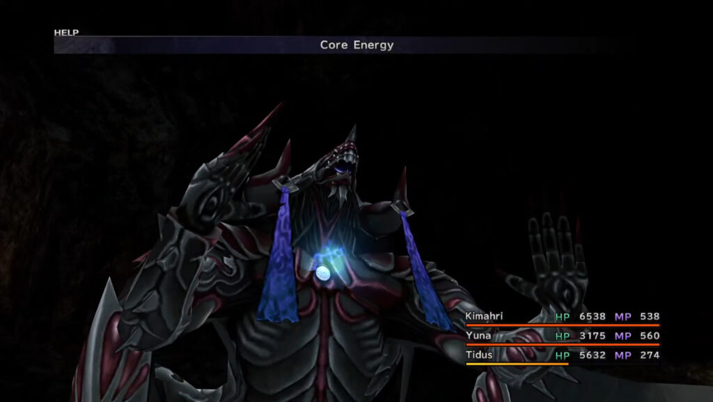 ffx ultima weapon core energy