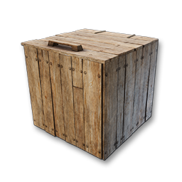 item int wood crate small