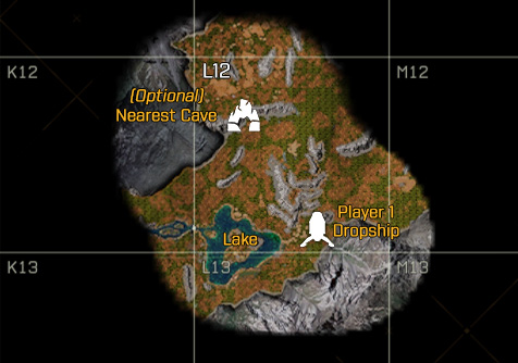 icarus beachhead recon mission locations map
