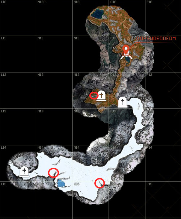 objective locations ice storm icarus guide