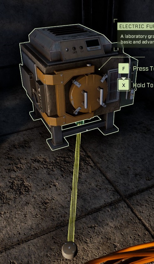zoom wire connecting to object turning yellow icarus electricity guide