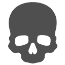 icon skull dark