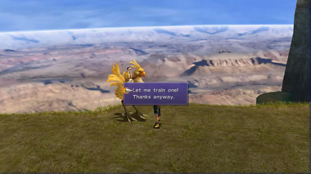 final fantasy x chocobo training