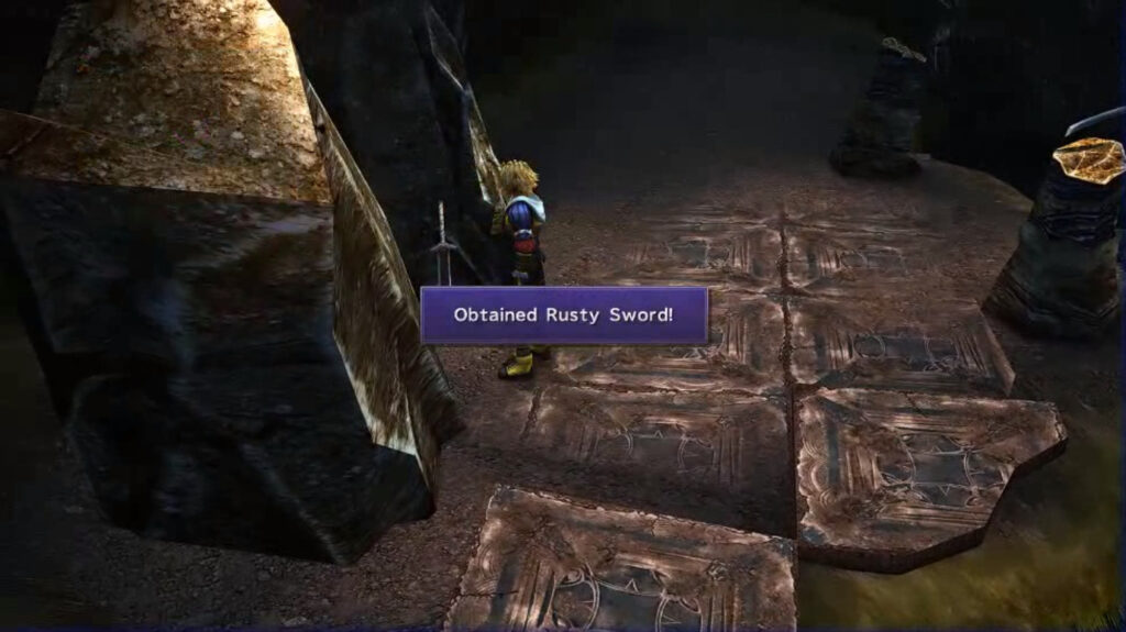 final fantasy x rusty sword