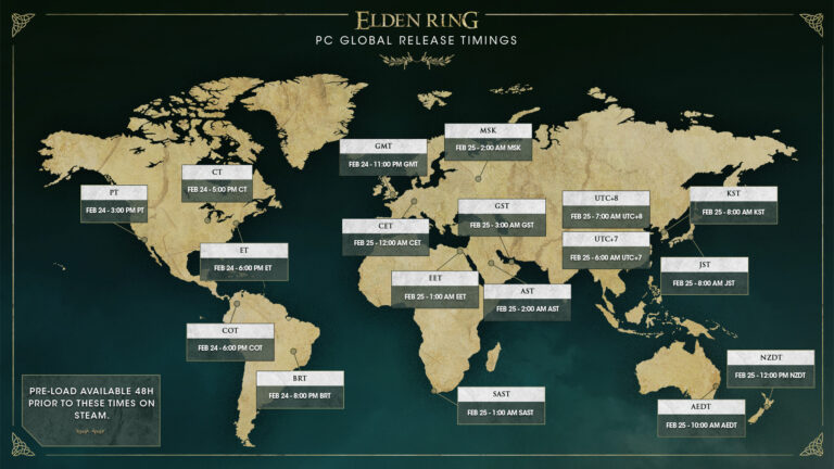 global release timings elden ring