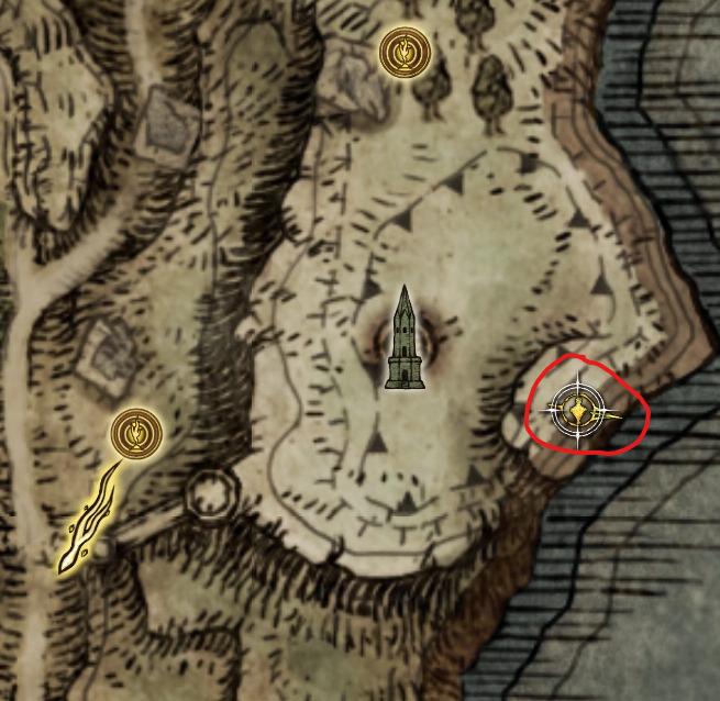 oridys's rise starlight shards map elden ring