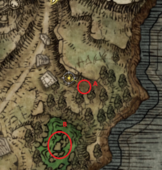 weeping peninsula castle morne area locations map elden ring