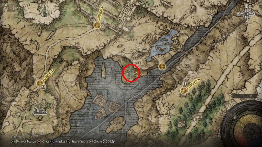 Is this a glitch ? After finishing Ranni quest, an icone appeared in the  map that show there is an NPC named Old Albus but there is nothing in the  location. 