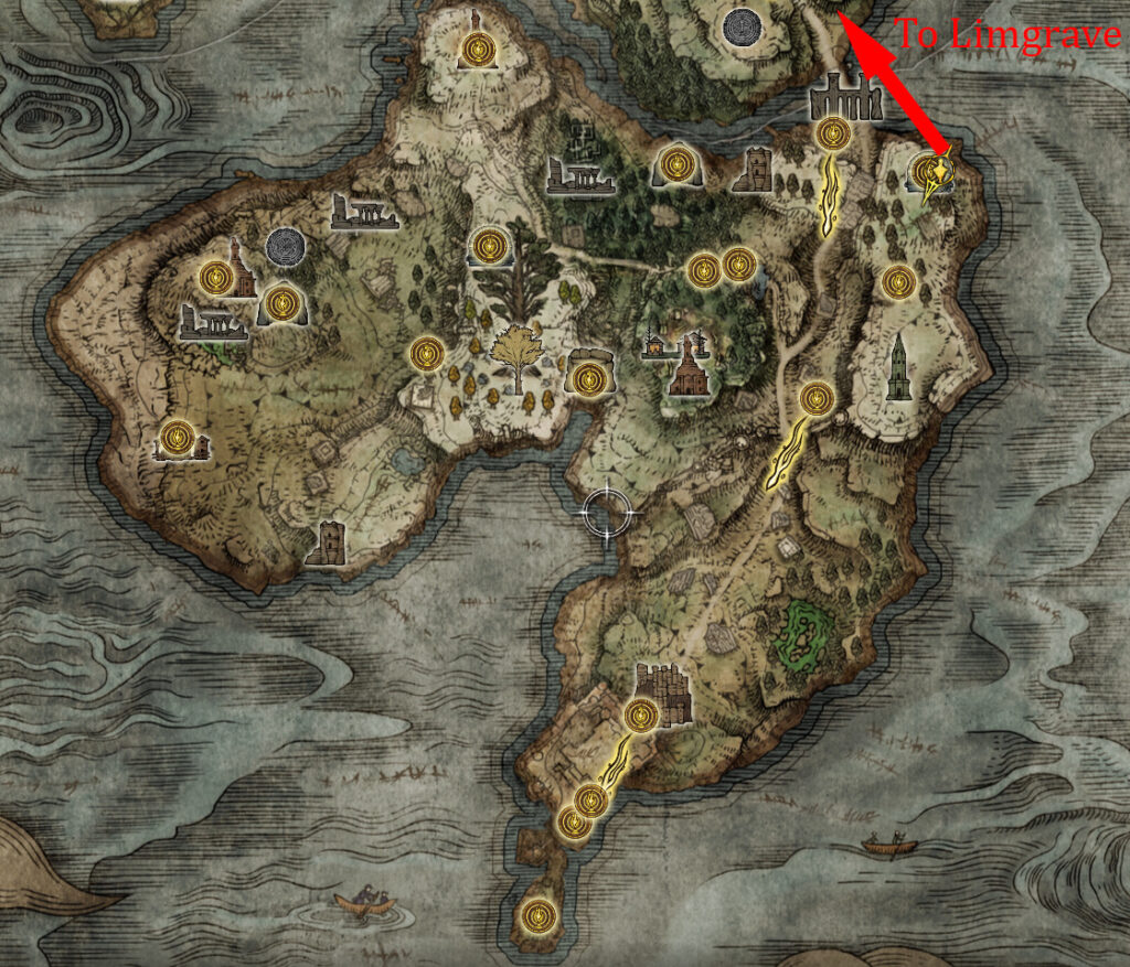 weeping peninsula area map elden ring