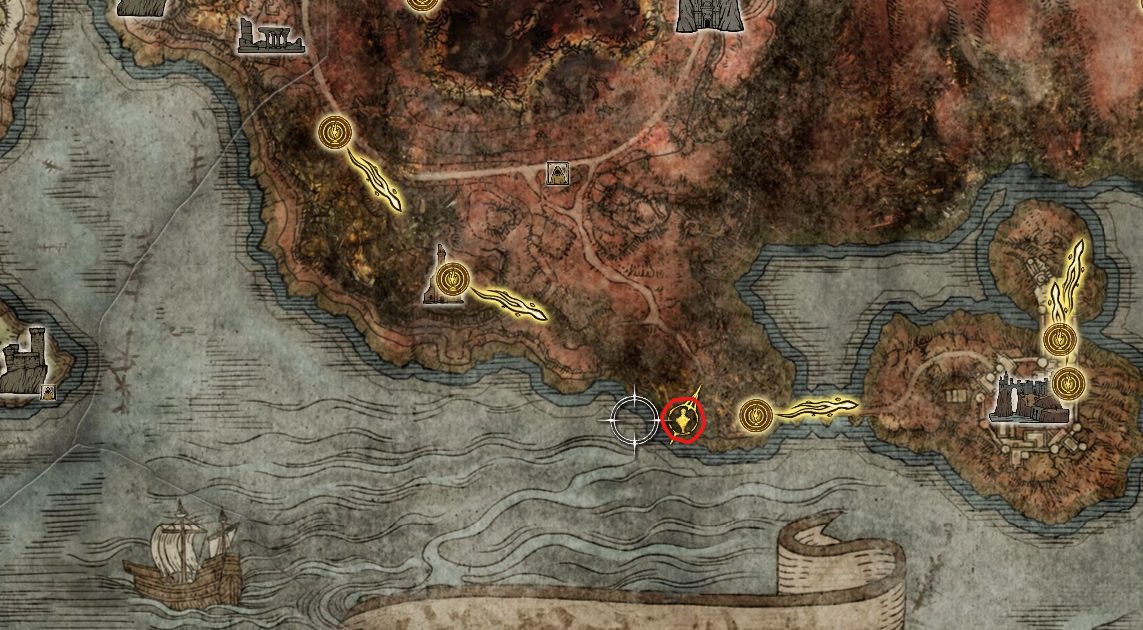 ash of war cragblade map location elden ring
