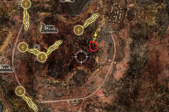 ash of war sacred ring of light map location elden ring