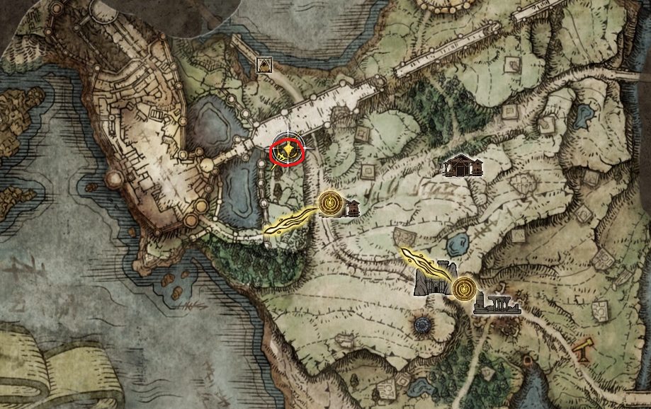 ash of war wild strikes map location elden ring