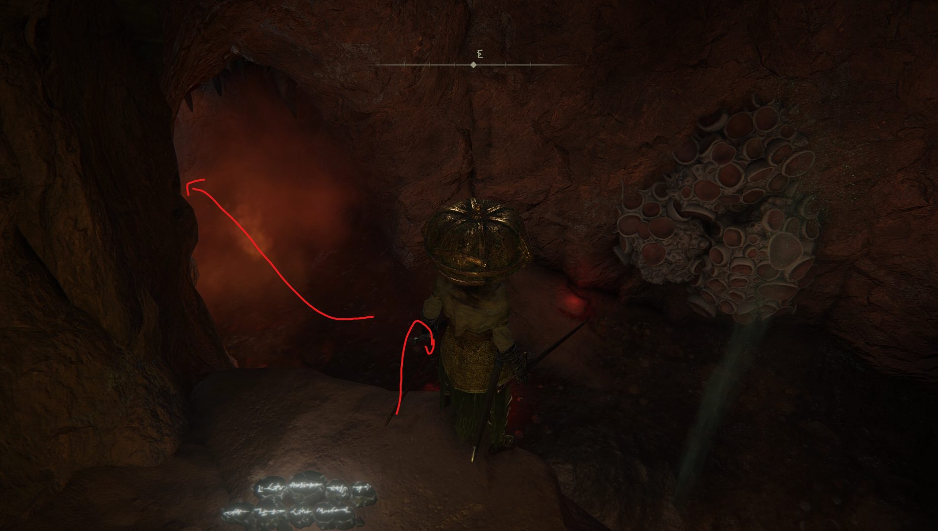 caelid abandoned cave jump down elden ring