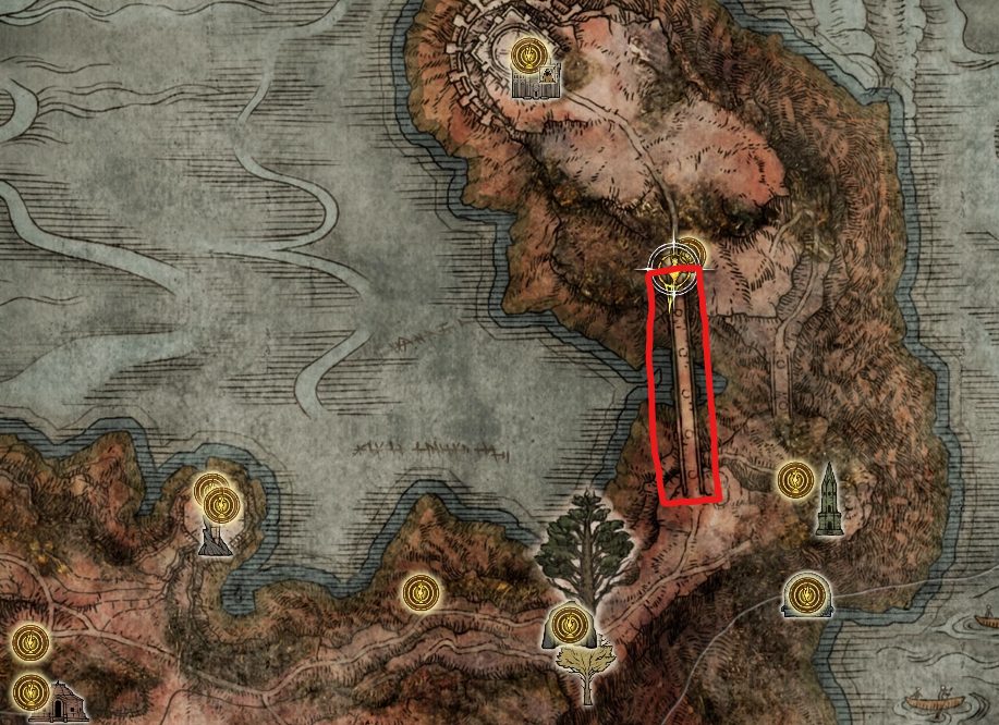 flying dragon greyll map location elden ring