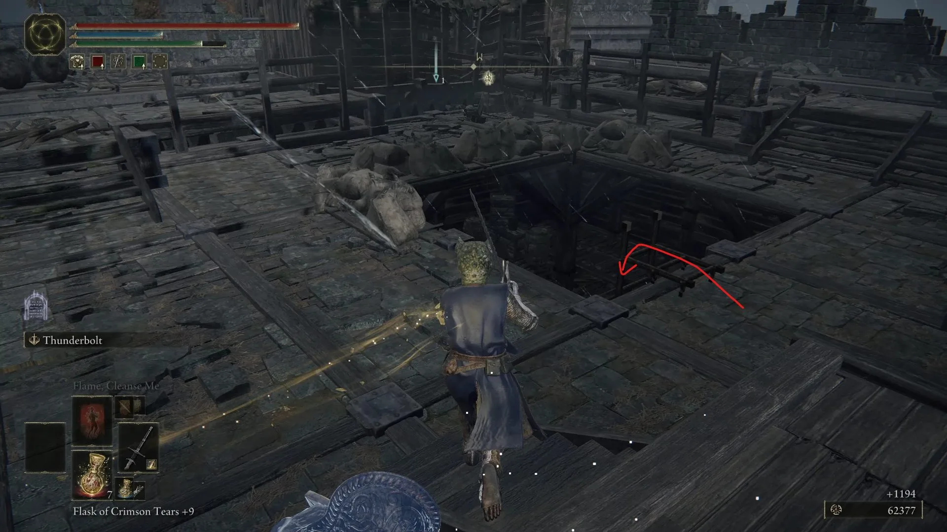 fort faroth gallows ladder elden ring