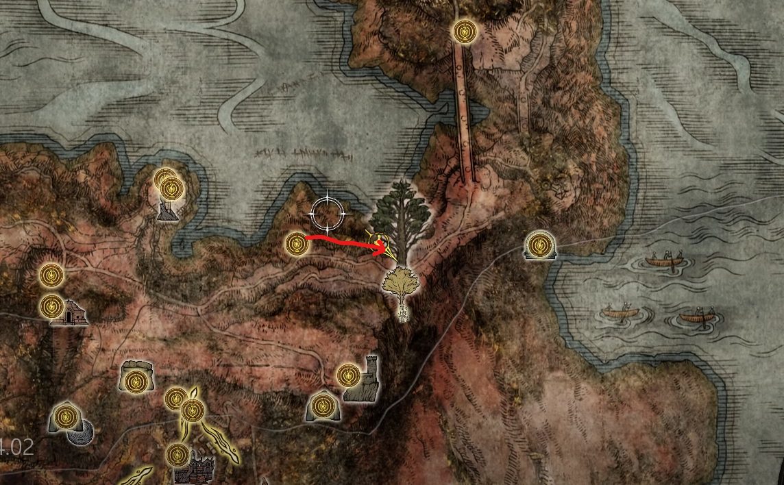 path to dragonbarrow cave elden ring