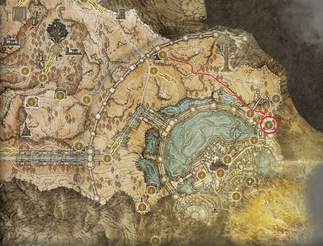 Elden Ring Crucible Knight Siluria Location