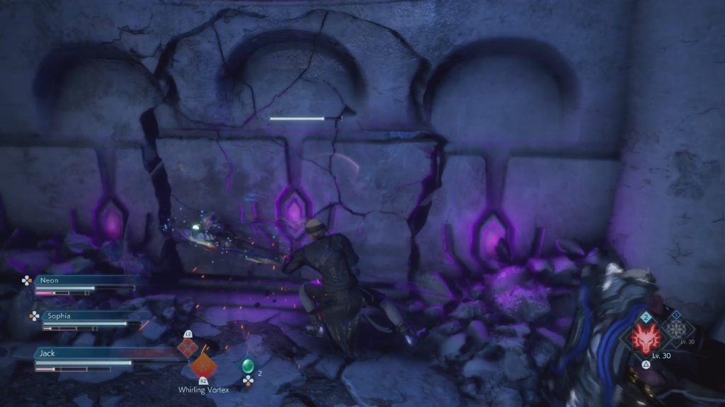 final fantasy origin purple wall