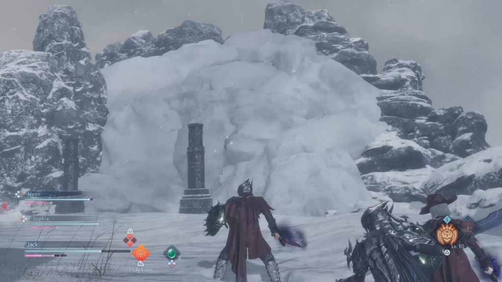 final fantasy origin snow wall