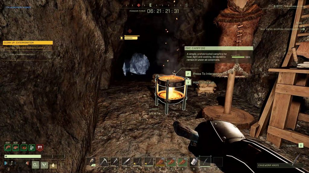 icarus mission walkthrough clean up extermination mammoth cave base trap fail