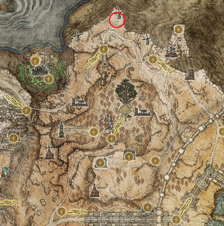 location of noble traveling set altus plateau elden ring