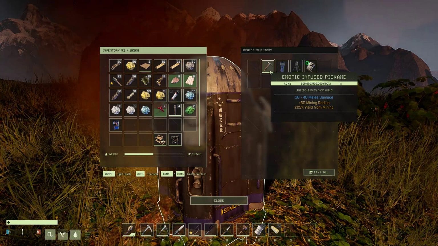 Infused Pickaxe Ritual ICARUS Week Eighteen: Deep Mining! Scanning Tech, More Ore Deposits ...