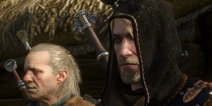 Geralt and Vesemir after the Incident.