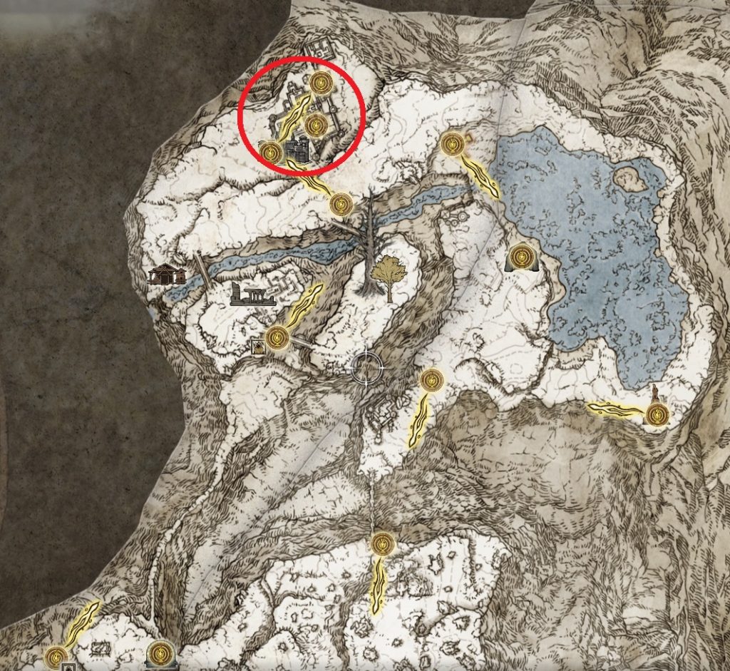 castle sol location map elden ring