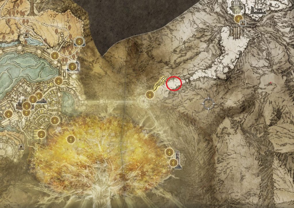 forbidden lands nights cavalry map location elden ring