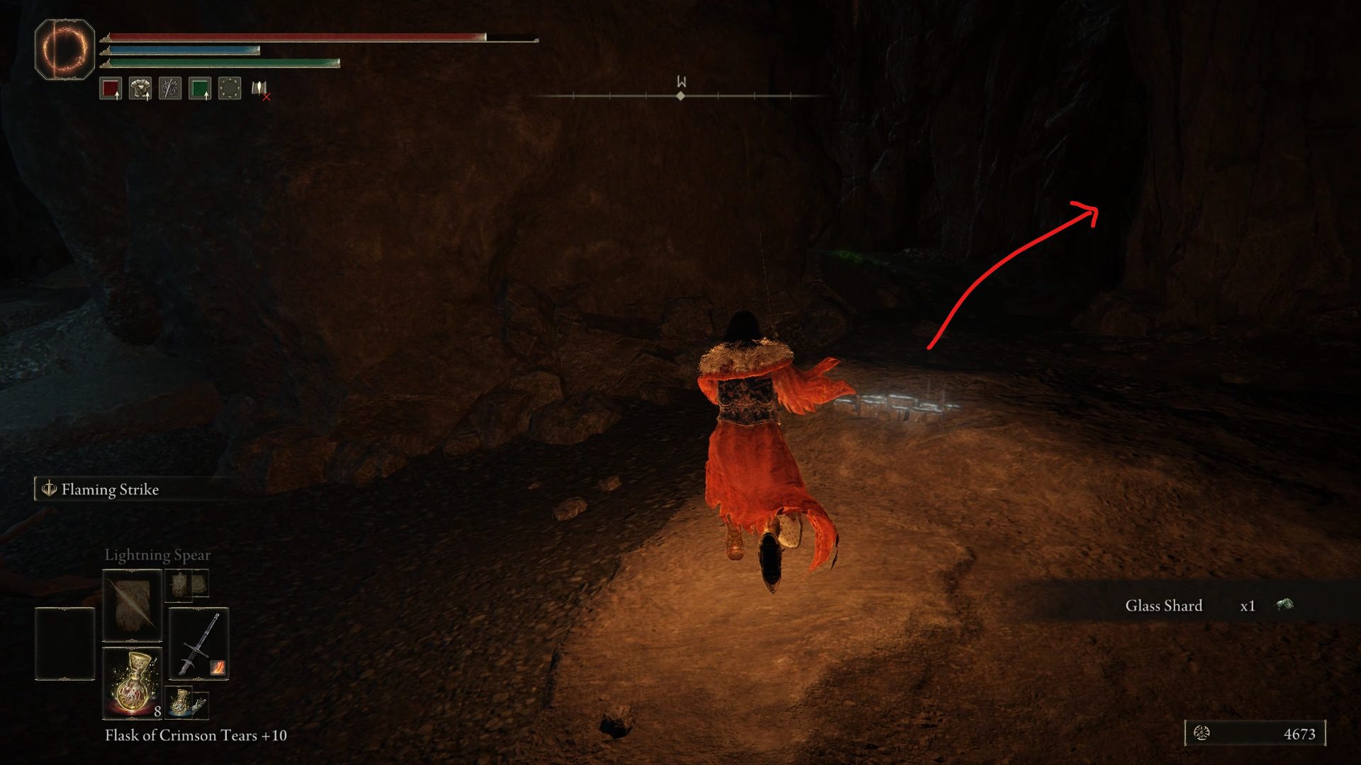 volcano cave path to jump 1 elden ring