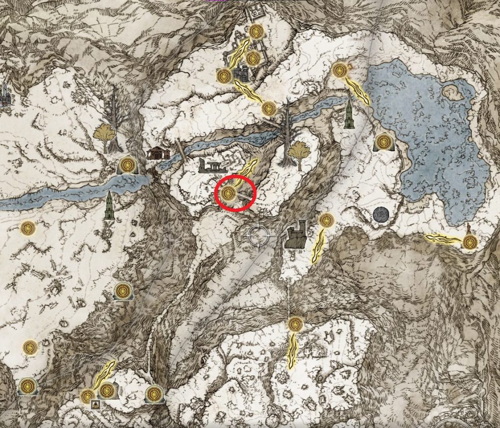 location of corhyn and goldmask mountaintops of the giants elden ring