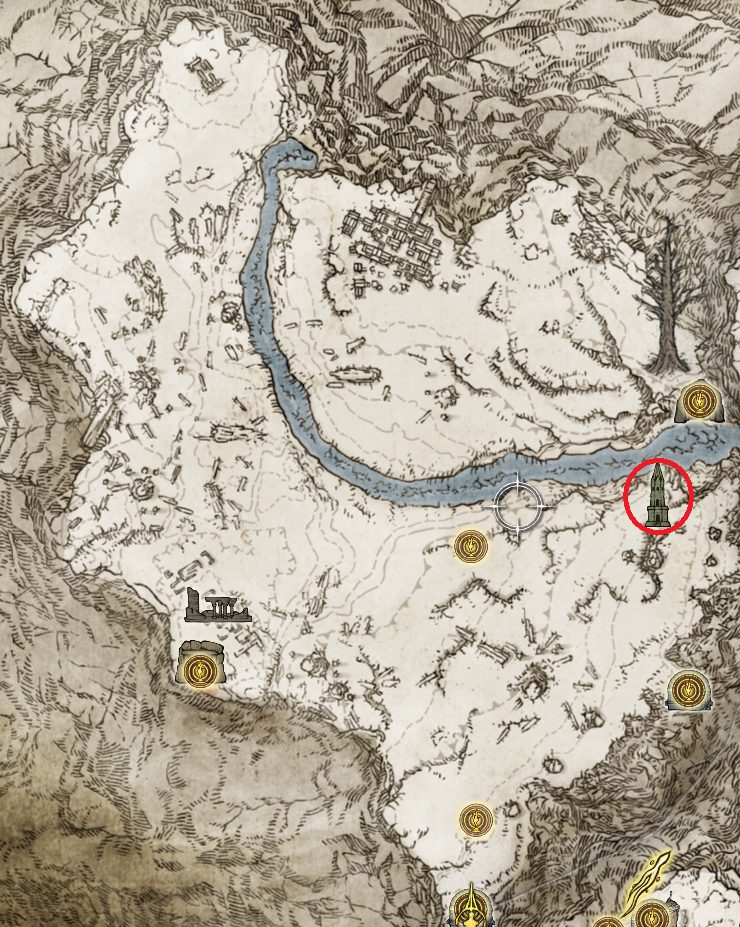 location of graven mass talisman consecrated snowfield elden ring
