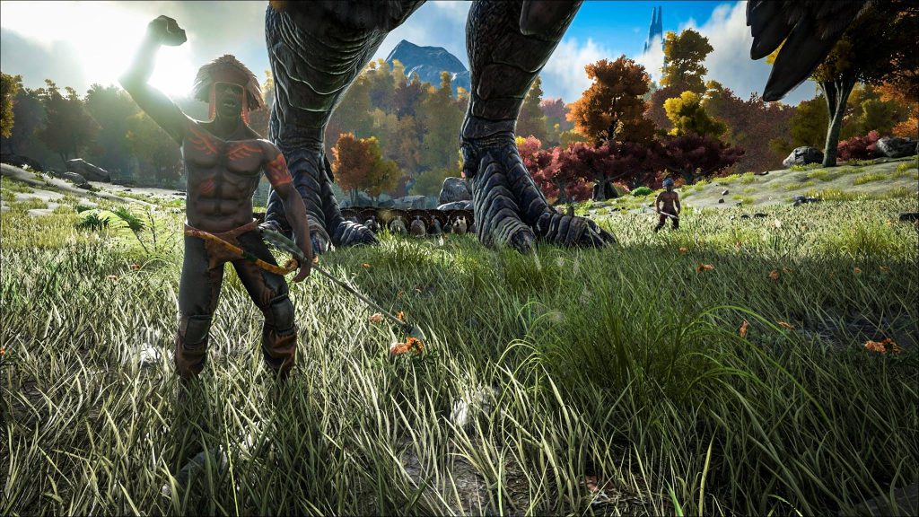 open world survival crafting games ark survival evolved taming dinosaurs