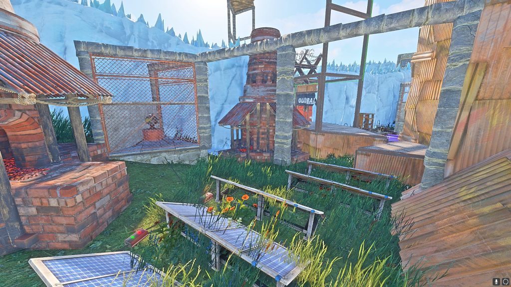 open world survival crafting games rust putting together a base