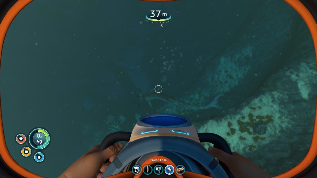 open world survival crafting games subnautica leviathan sighting rebreather