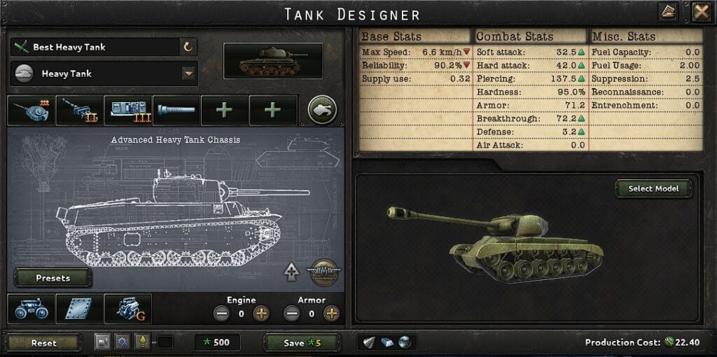 hearts of iron 4 best tank designs best heavy tank design