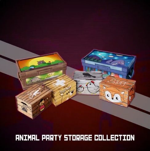 animal party storage collection
