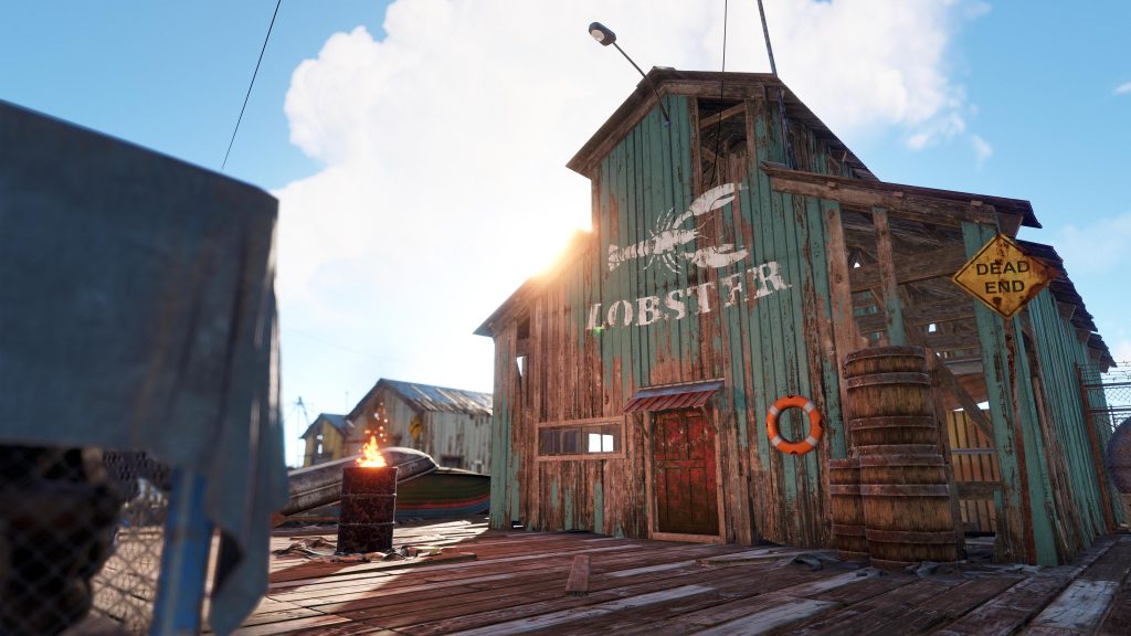 fishing village lobster building