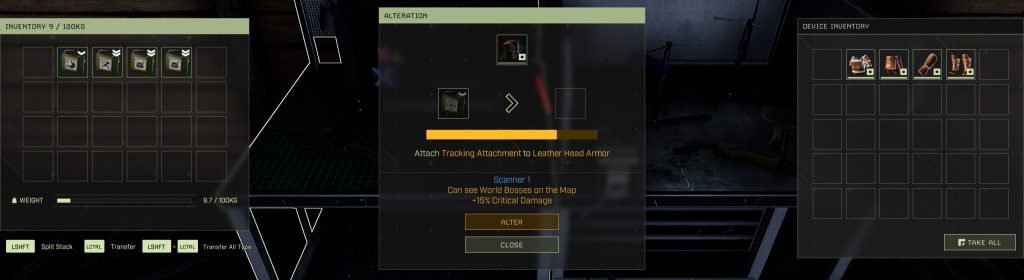 icarus week 37 update alteration bench interface armors