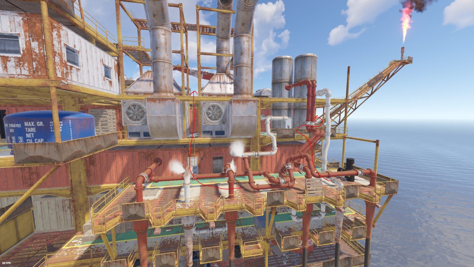 Коды oil rig rust