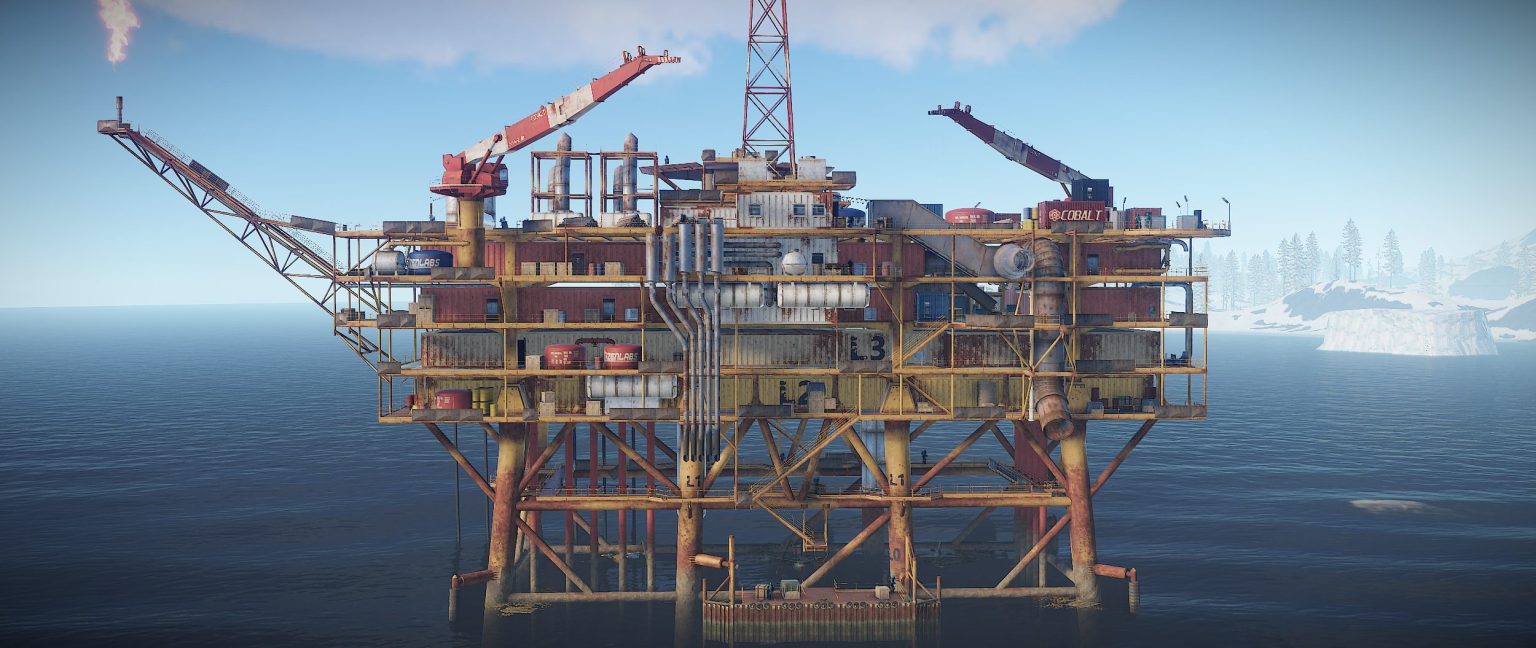 Коды oil rig rust